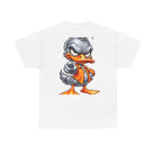Silver Rebel Duck Character Back Graphic Tee