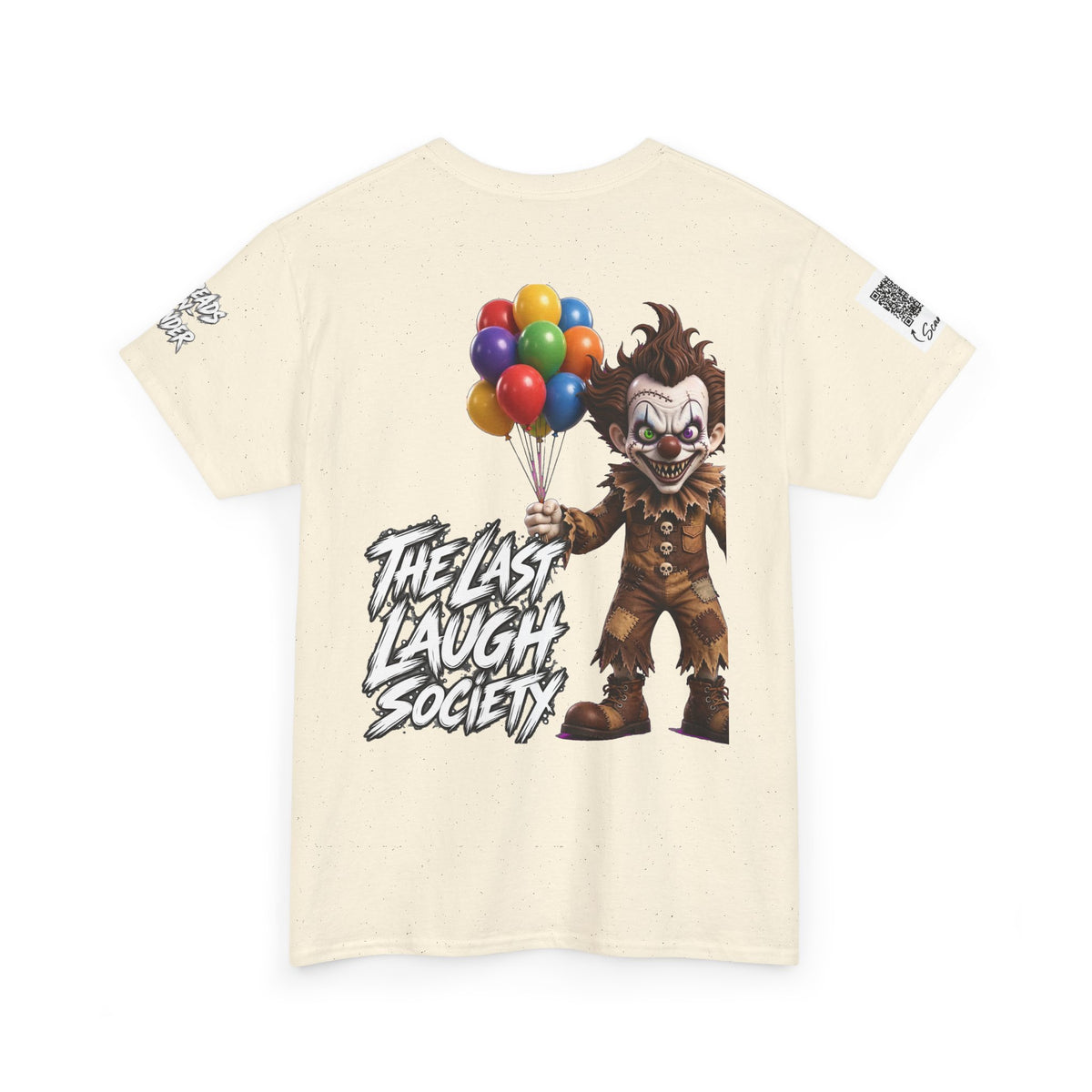 The Last Laugh Society Tee #120 — Carnival Clown Horror Graphic T-Shirt
