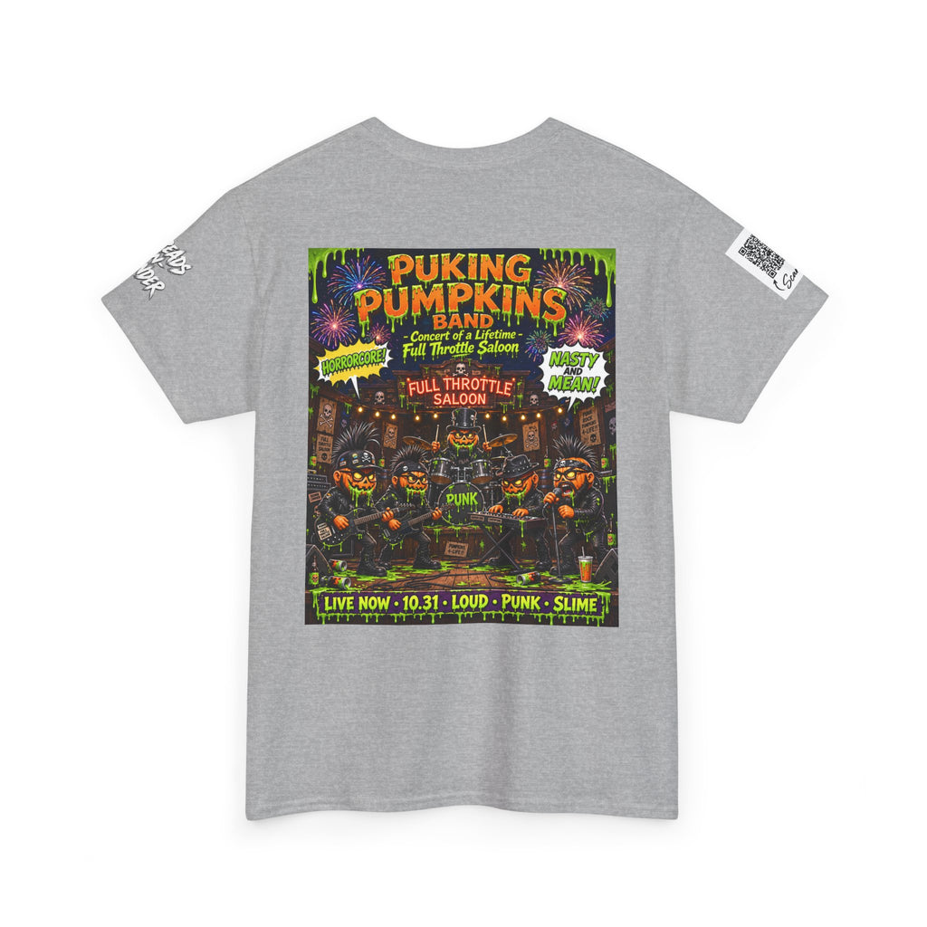 The puking Pumpkins Band — Concert of Life - Horror Graphic T-Shirt