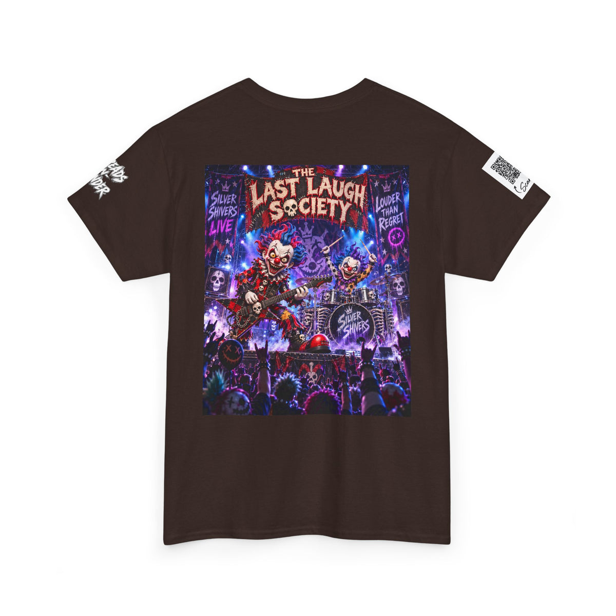 The Last Laugh Society Tee #133 — Carnival Clown Horror Graphic T-Shirt
