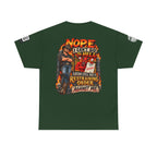 Satan Still Has a Restraining Order Against Me Back Graphic Tee
