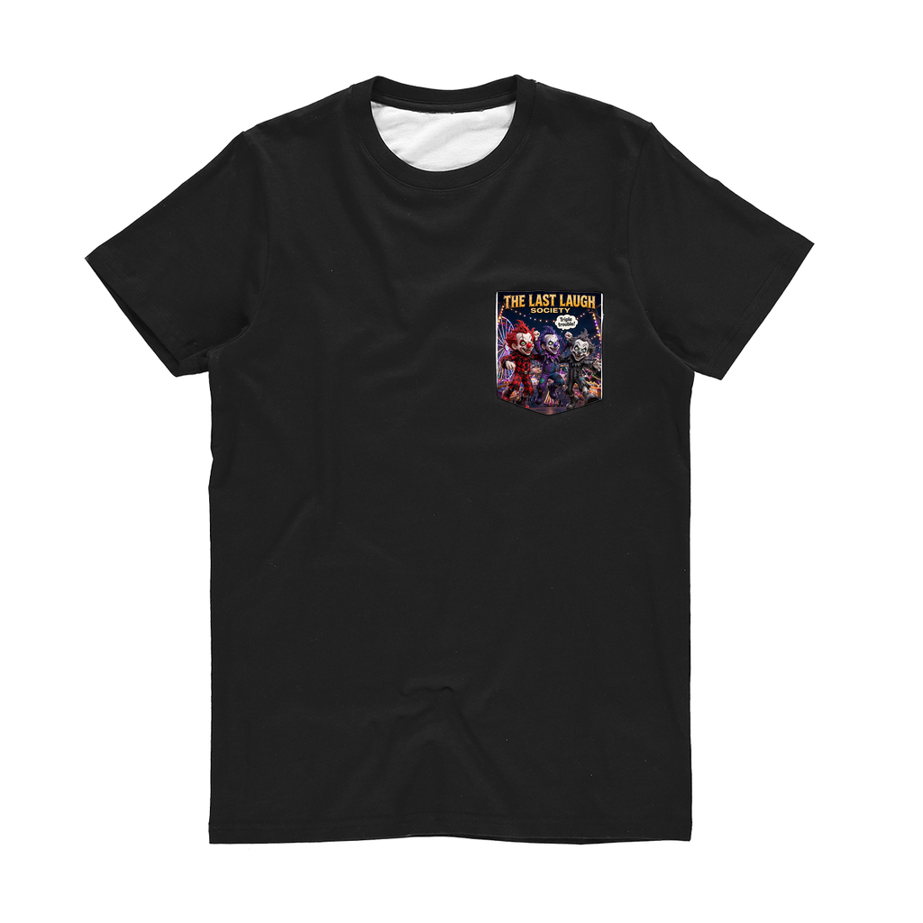 The Last Laugh Society Classic Sublimation Pocket T-Shirt