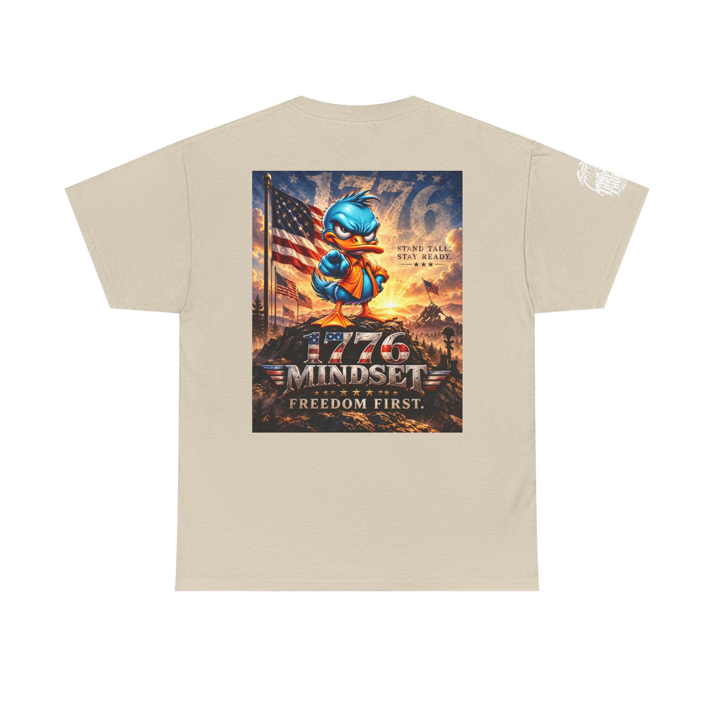 1776 Mindset — Freedom First Back Graphic Tee