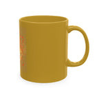 Skull Clash Ceramic Mug — Vintage Rock Tattoo Coffee Cup