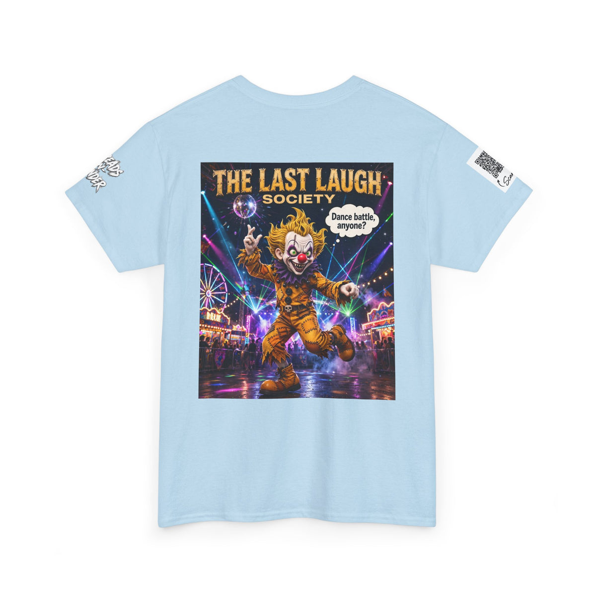 The Last Laugh Society Tee #152 — Carnival Clown Horror Graphic T-Shirt