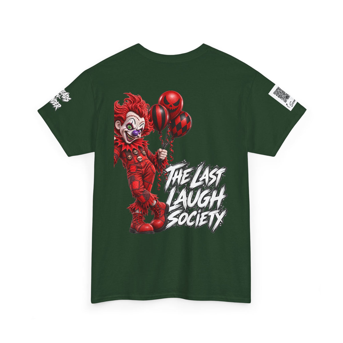 The Last Laugh Society Tee #126 — Carnival Clown Horror Graphic T-Shirt