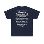 Second Amendment T-Shirt — Constitution Quote Flag Tee