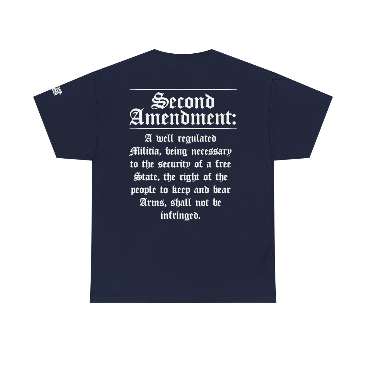 Second Amendment T-Shirt — Constitution Quote Flag Tee