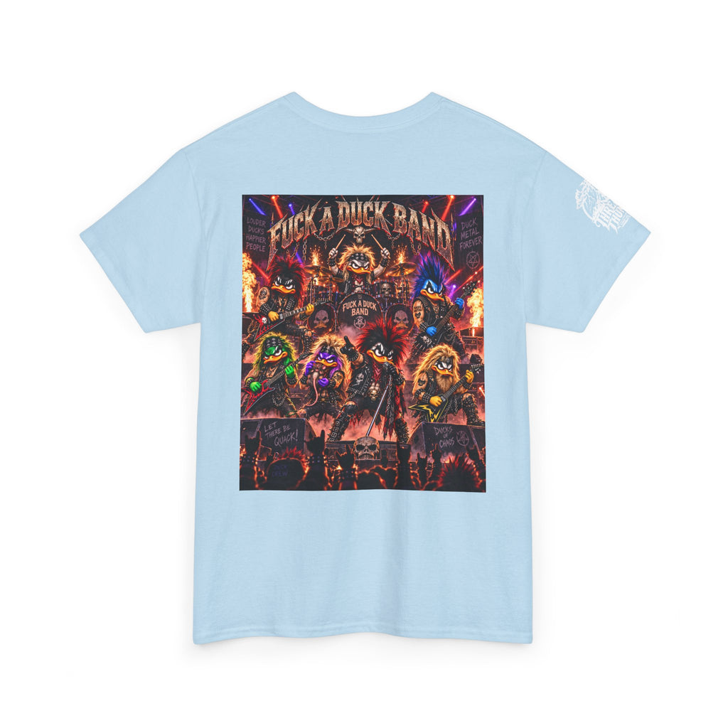 FUCK A DUCK BAND — Heavy Metal Quack Crew Back Graphic Tee