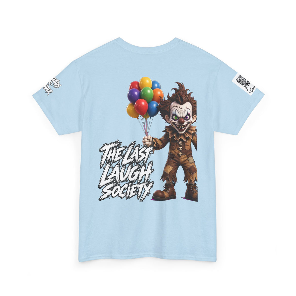The Last Laugh Society Tee #120 — Carnival Clown Horror Graphic T-Shirt