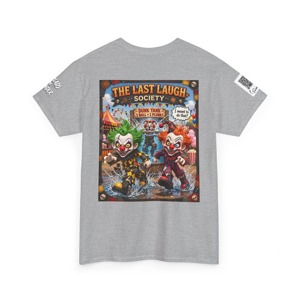 The Last Laugh Society Tee #131 — Carnival Clown Horror Graphic T-Shirt