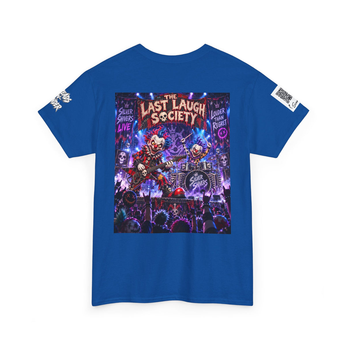 The Last Laugh Society Tee #133 — Carnival Clown Horror Graphic T-Shirt