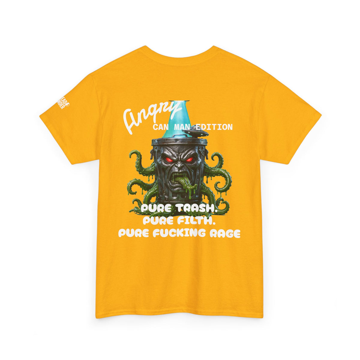 T-Shirt — Angry Can Man Monster Graphic Tee