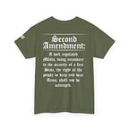Second Amendment T-Shirt — Constitution Quote Flag Tee