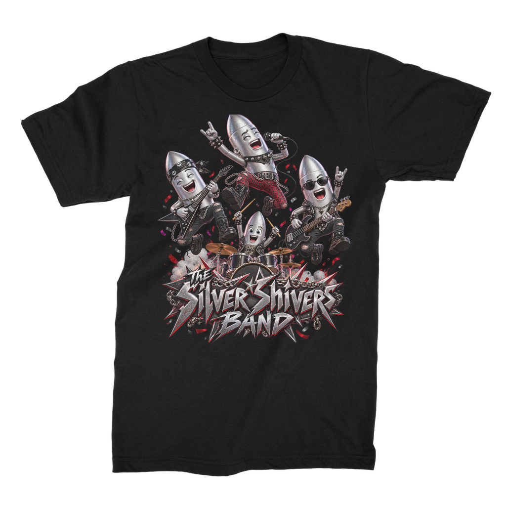The Silver Shivers Band Unisex Heavy Cotton T-Shirt