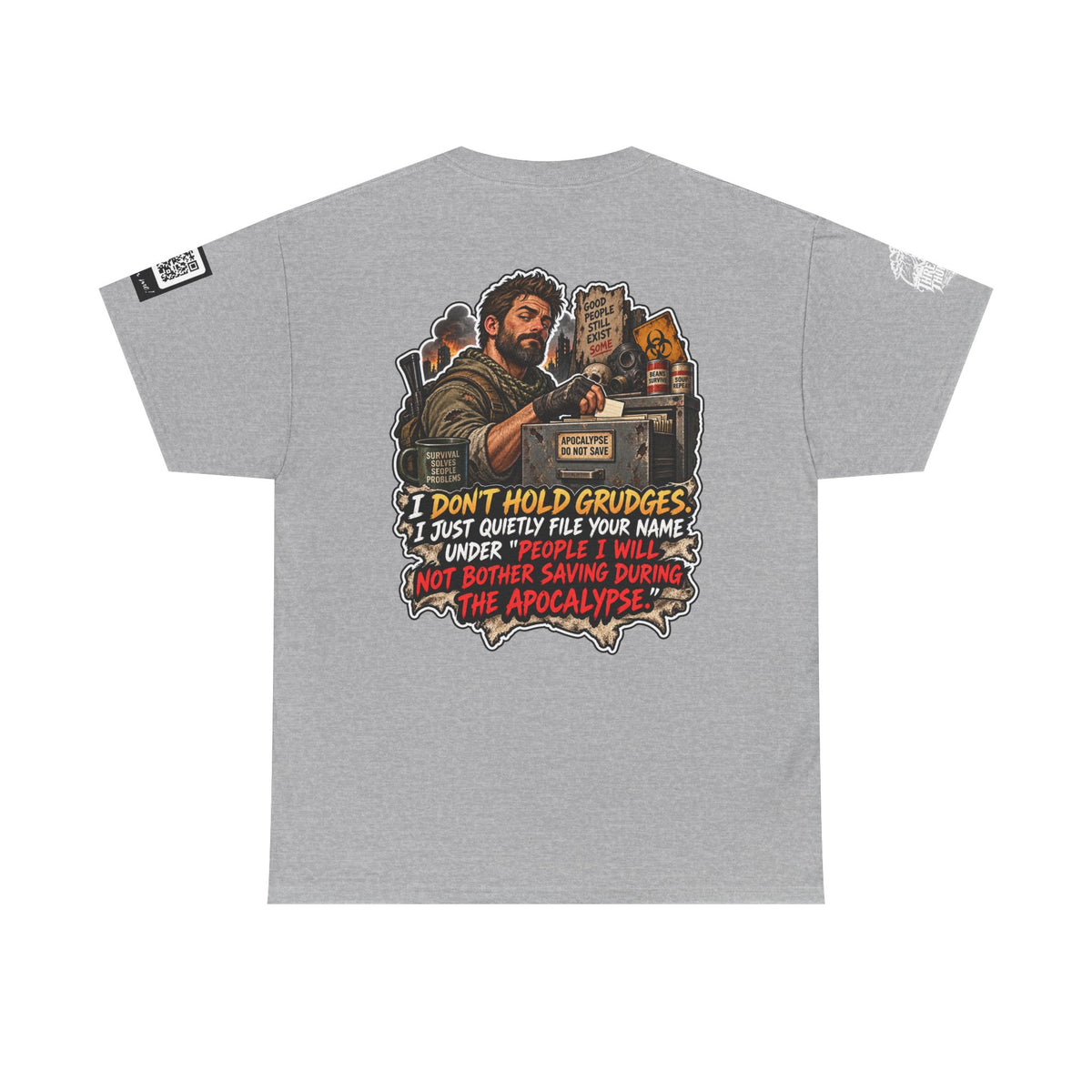 Apocalypse Grudge List — People I Won’t Save Back Graphic Tee