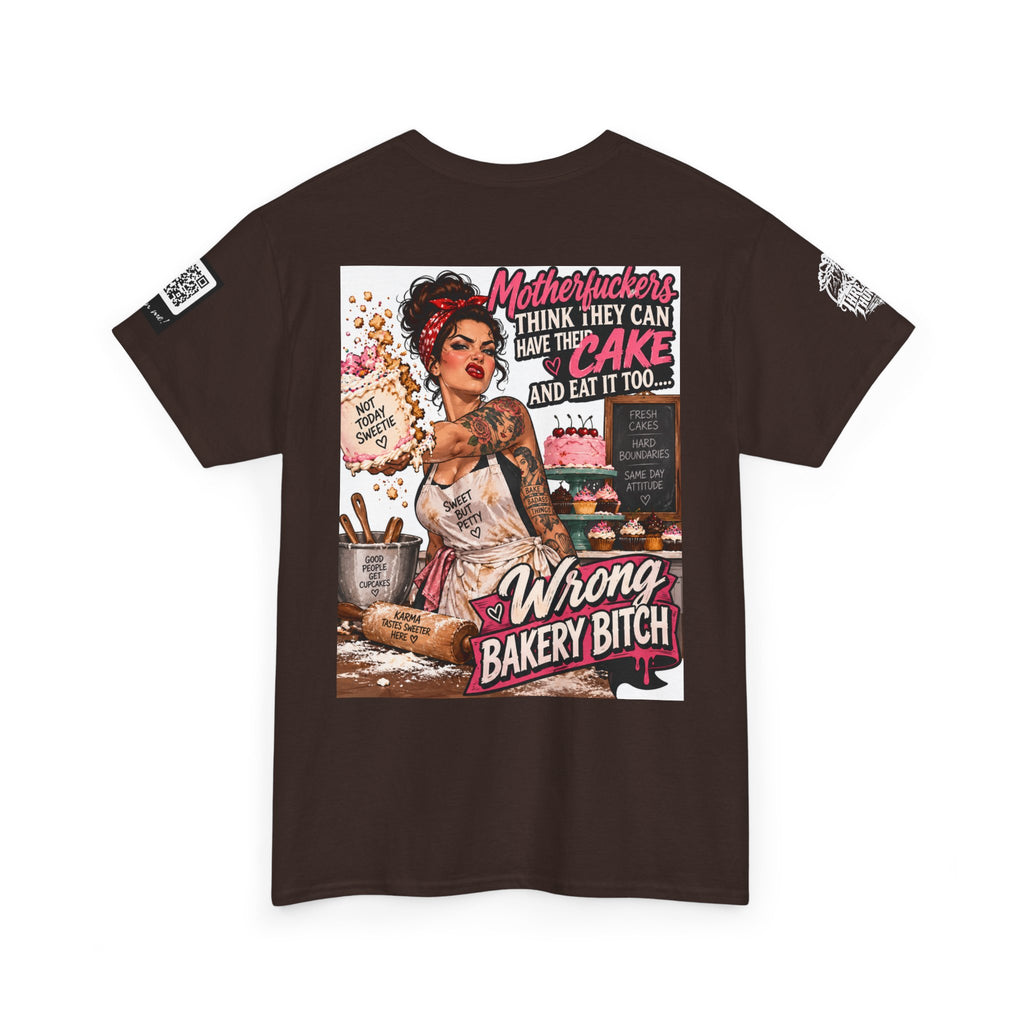 Wrong Bakery Bitch — Tattooed Baker Back Graphic Tee