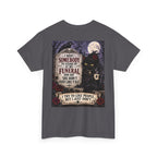 Funny Cat Funeral Tee — "I Wasn't Somebody to Stand Up At My Funeral" Graphic T-Shirt