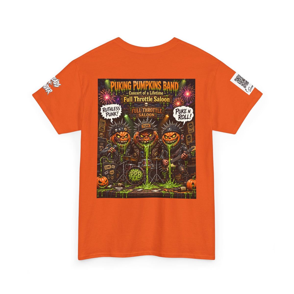 The Puking Pumpkins Punks #8 — Concert of Life - Horror Graphic T-Shirt