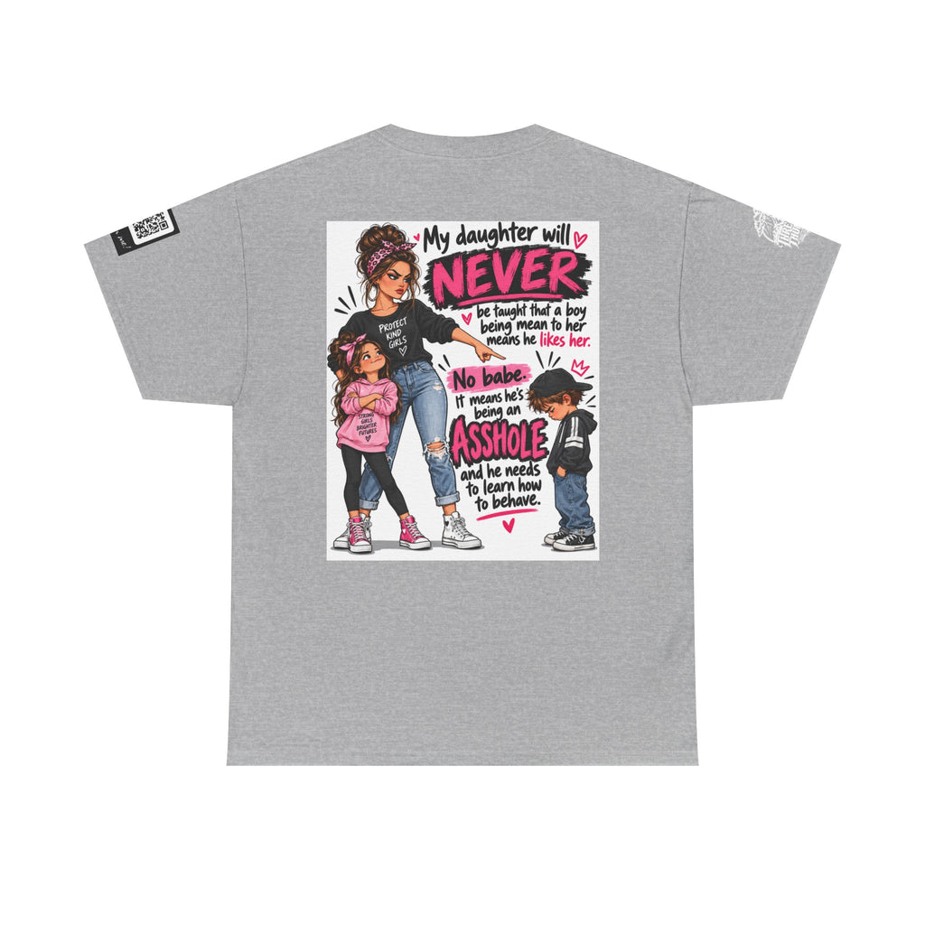Mean Boys Are Assholes — Protective Mom Back Graphic Tee