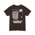 Funny Cat Funeral Tee — "I Wasn't Somebody to Stand Up At My Funeral" Graphic T-Shirt