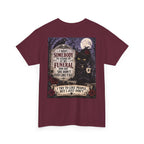Funny Cat Funeral Tee — "I Wasn't Somebody to Stand Up At My Funeral" Graphic T-Shirt