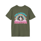 Chlamydia Survivor Cat T-Shirt — Cute Rainbow Calico Tee