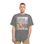 Trash Can Row Heavy Oversized T-Shirt