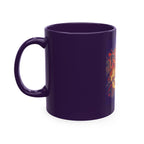 Skull Clash Ceramic Mug — Vintage Rock Tattoo Coffee Cup