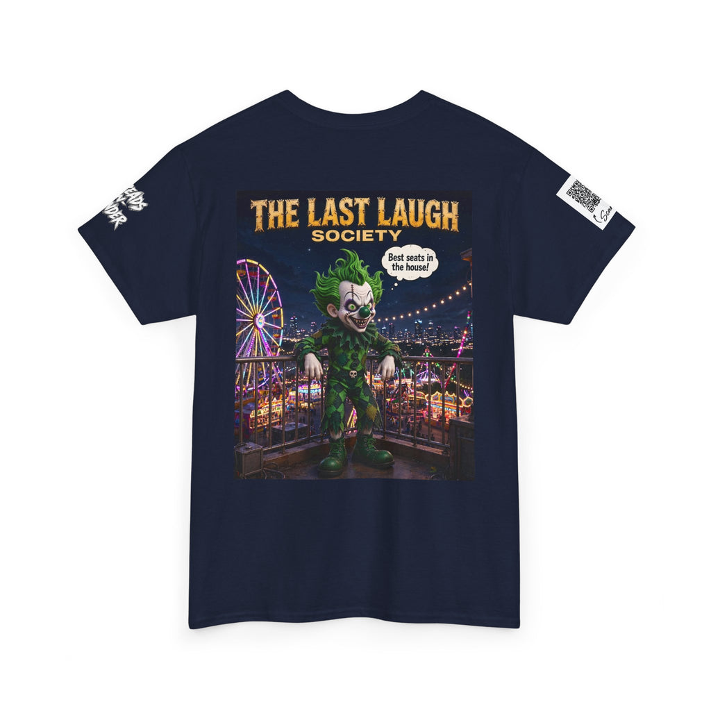 The Last Laugh Society Tee #154 — Carnival Clown Horror Graphic T-Shirt