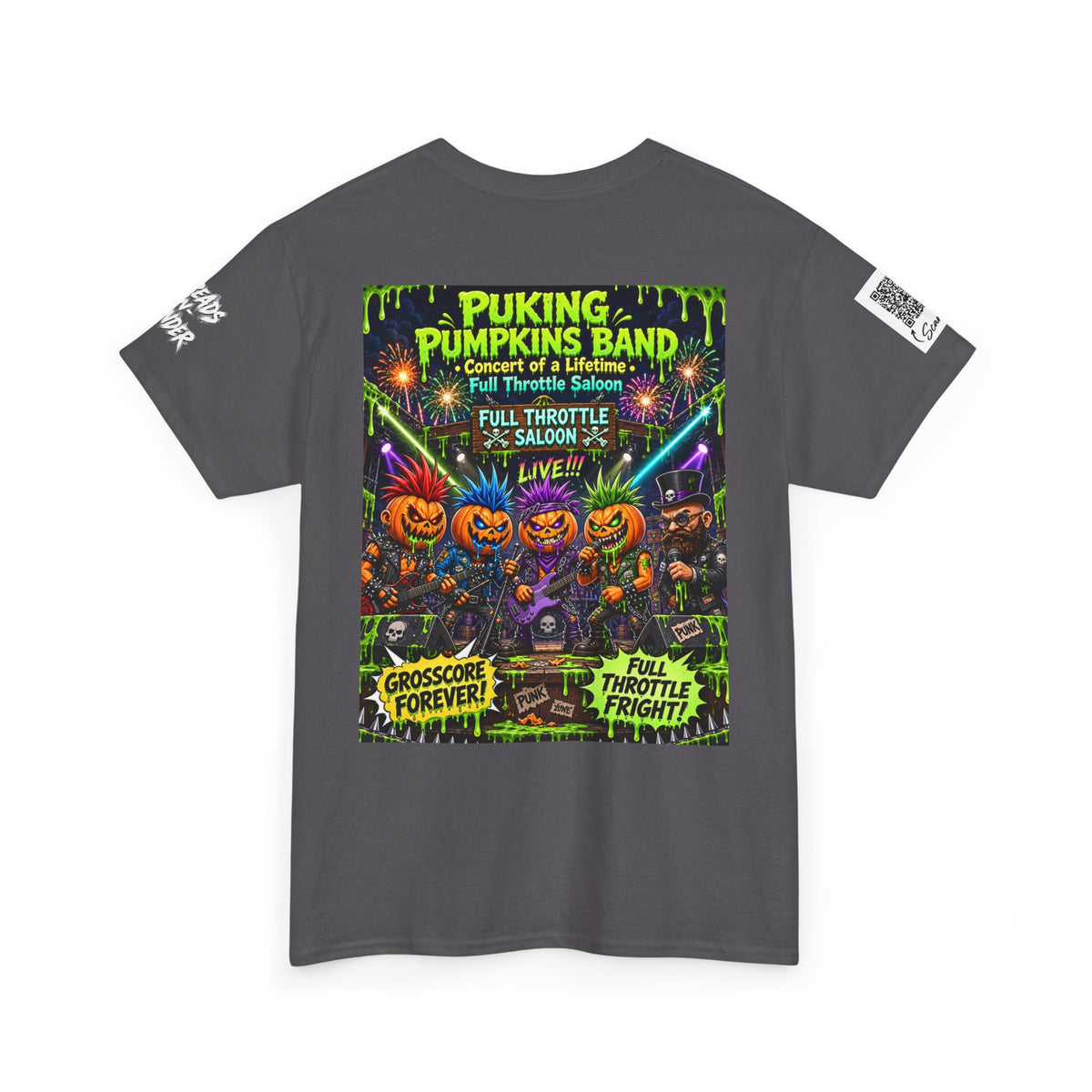 The Puking Pumpkins Punks #3 — Concert of Life - Horror Graphic T-Shirt