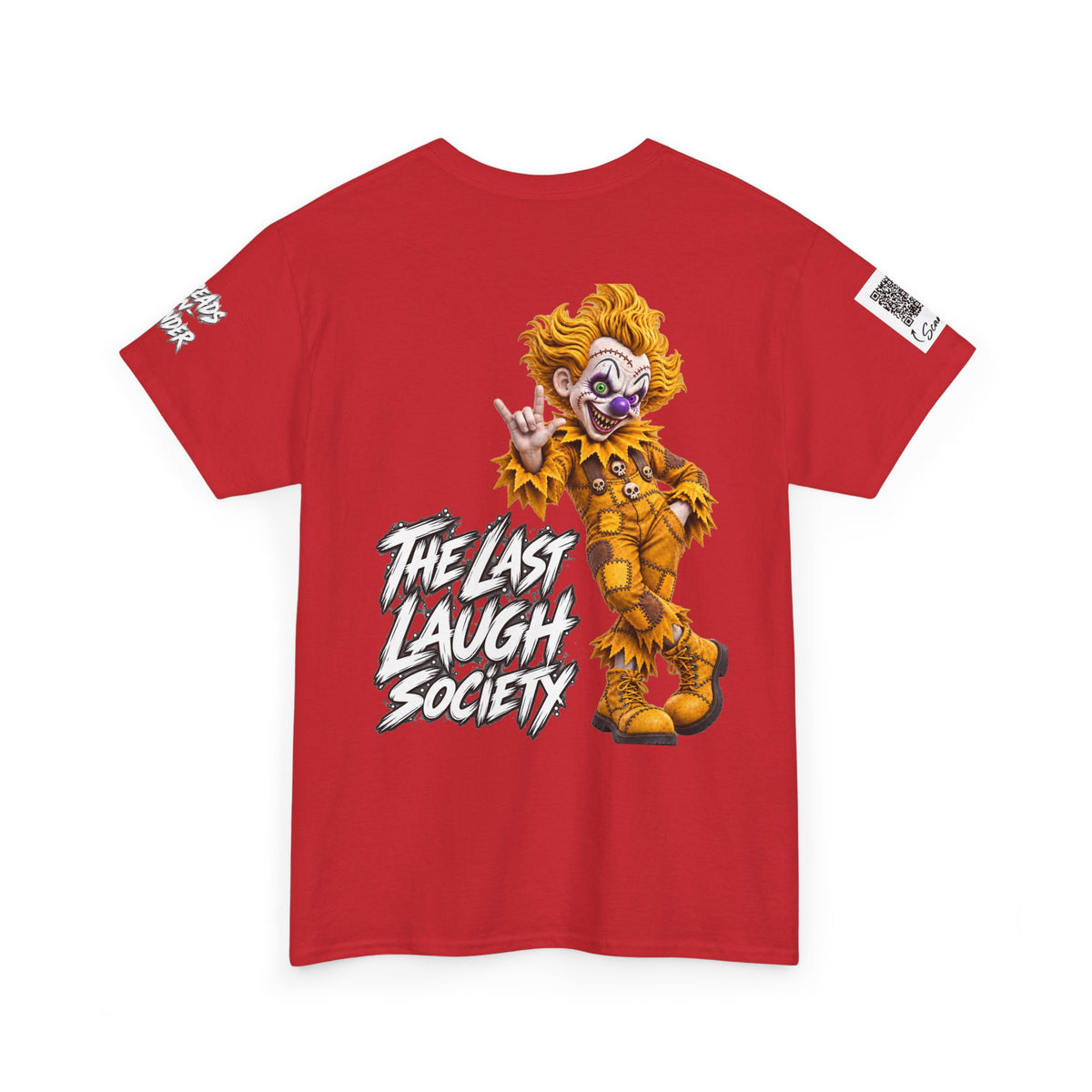 Copy of The Last Laugh Society Tee #119 — Carnival Clown Horror Graphic T-Shirt