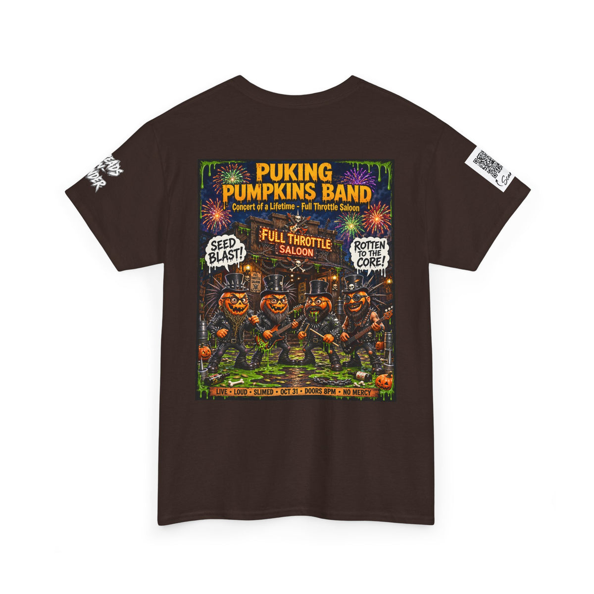 The Puking Pumpkins Punks #6 — Concert of Life - Horror Graphic T-Shirt