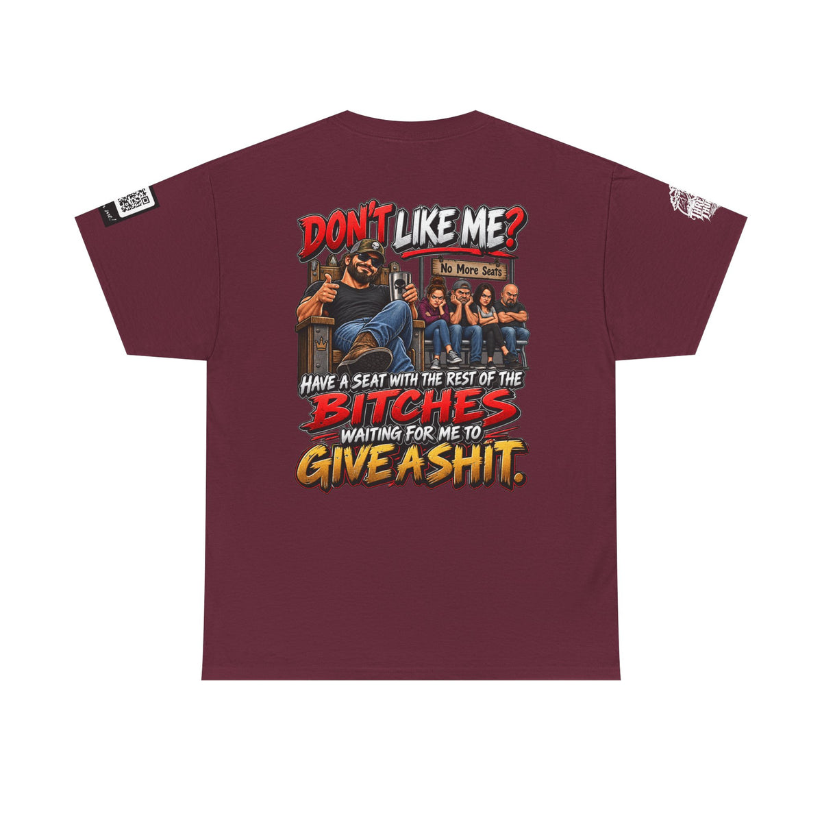 Don’t Like Me? Sit With the Bitches Waiting for Me to Care Back Graphic Tee