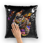 Falling Rocks COllection Sequin Cushion Cover