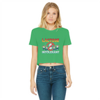 AOB Classic Women's Cropped Raw Edge T-Shirt