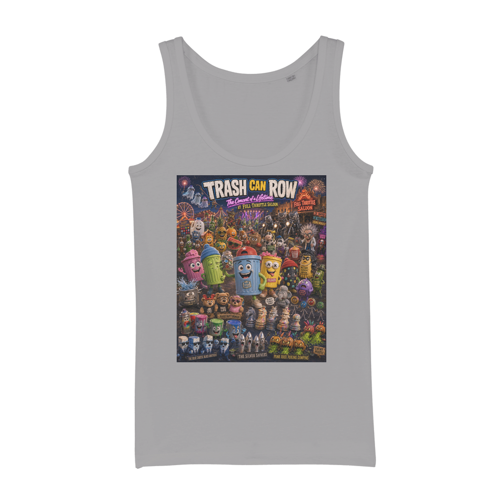 Trash Can Row CONCERT FOR A LIFETIME Organic Jersey Women's Tank Top