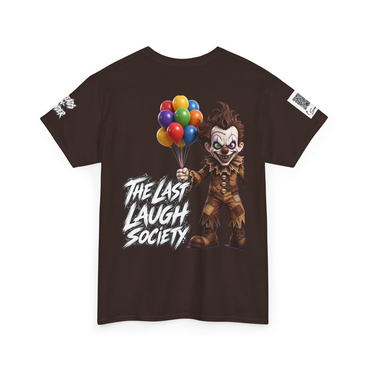 The Last Laugh Society Tee #120 — Carnival Clown Horror Graphic T-Shirt