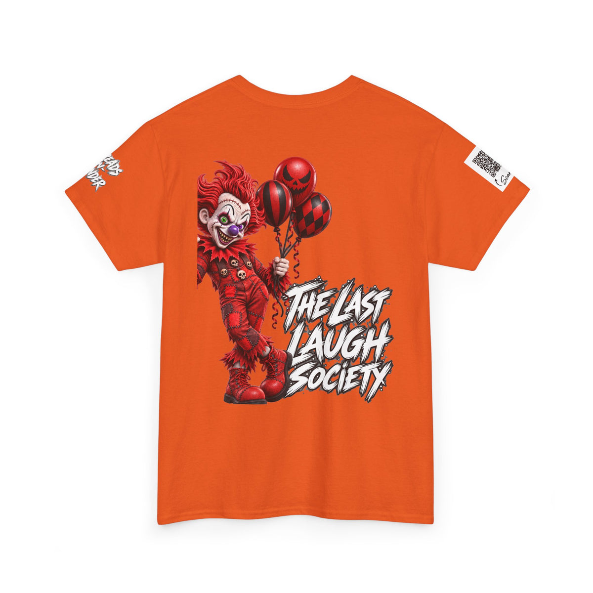 The Last Laugh Society Tee #126 — Carnival Clown Horror Graphic T-Shirt
