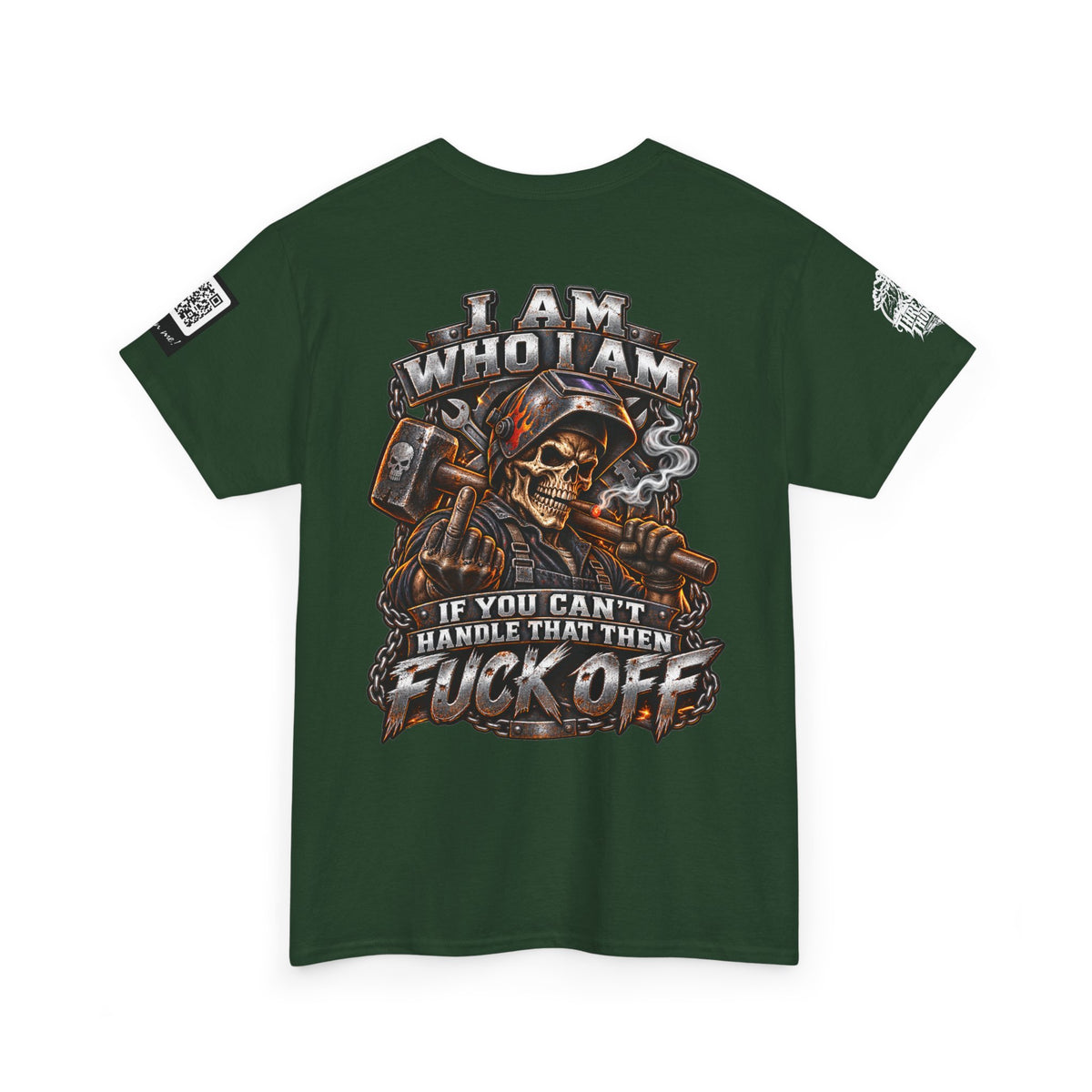I Am Who I Am — If You Can’t Handle It, Fuck Off Back Graphic Tee