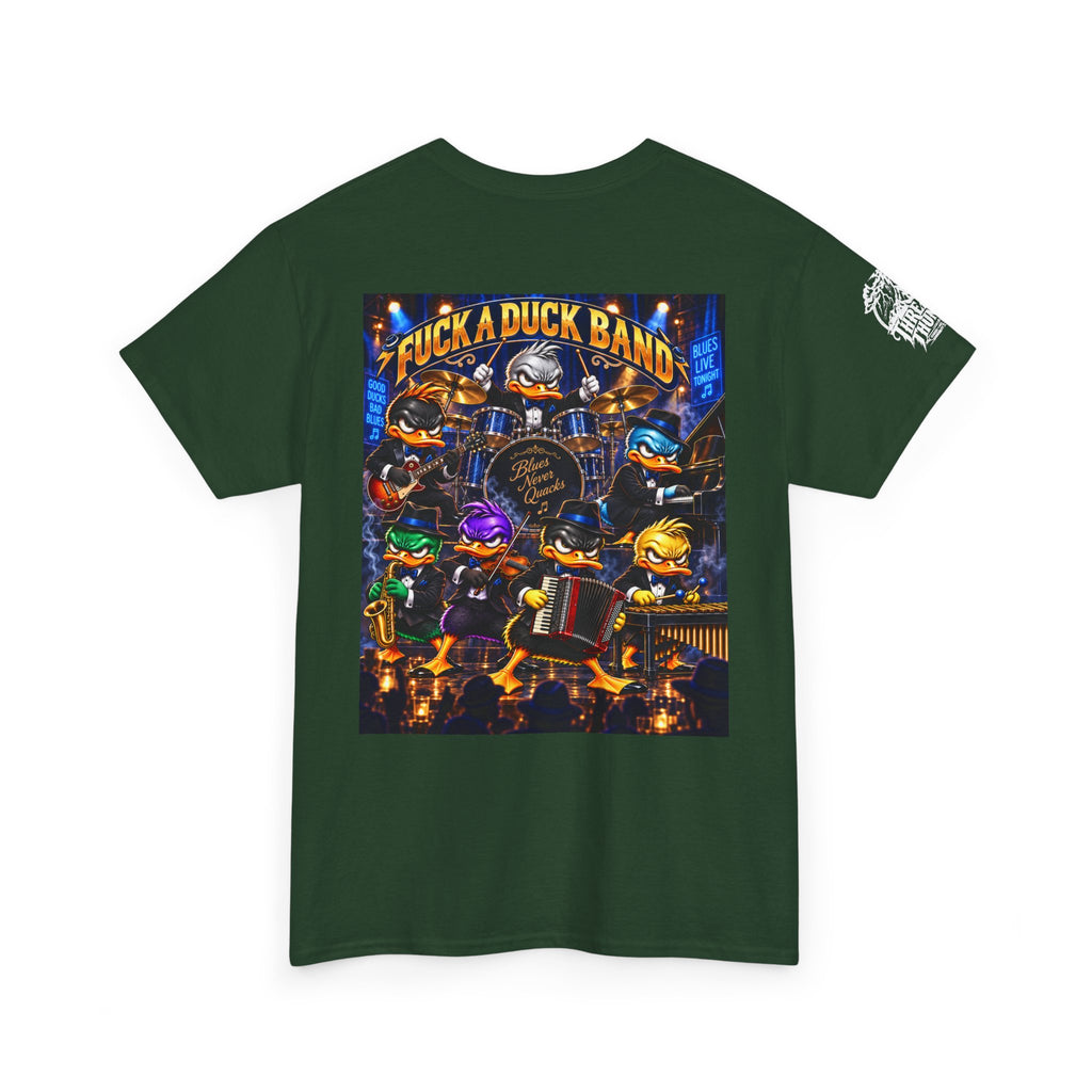 Blues, Tunes & Quacks — Duck Band Back Graphic Tee