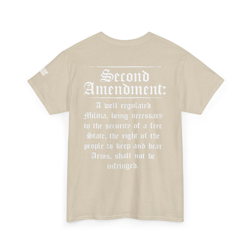 Second Amendment T-Shirt — Constitution Quote Flag Tee