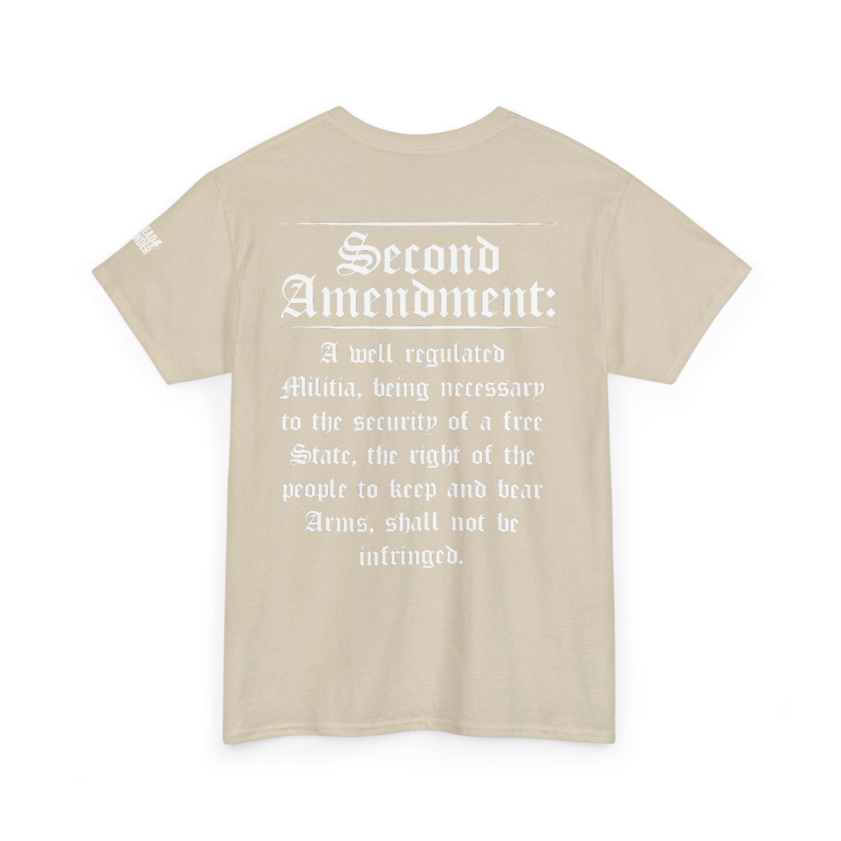 Second Amendment T-Shirt — Constitution Quote Flag Tee