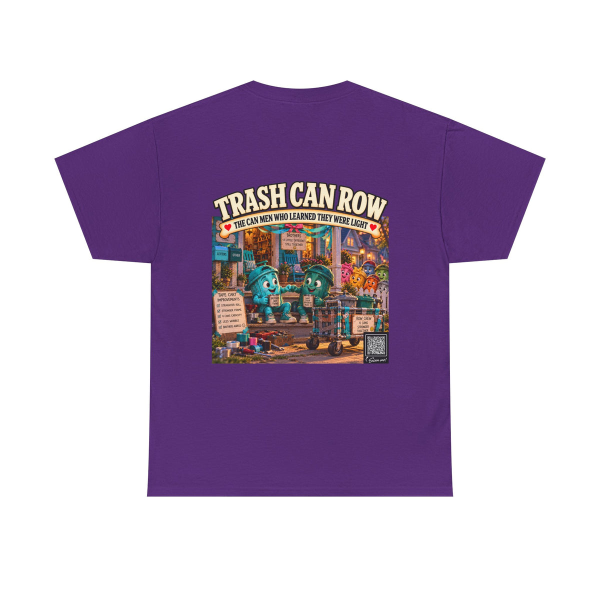 Trash Can Row Tee #1