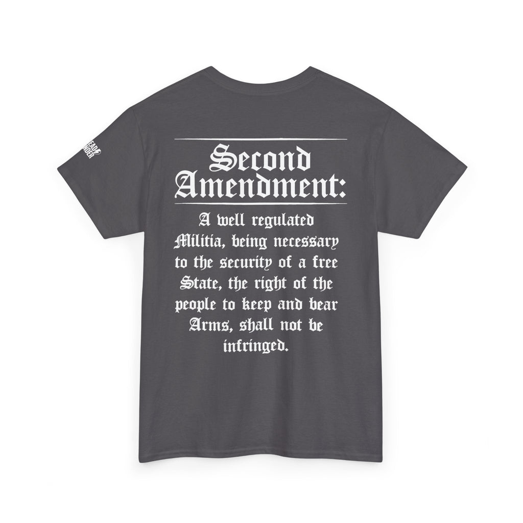 Second Amendment T-Shirt — Constitution Quote Flag Tee