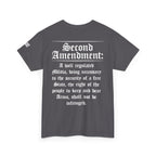 Second Amendment T-Shirt — Constitution Quote Flag Tee