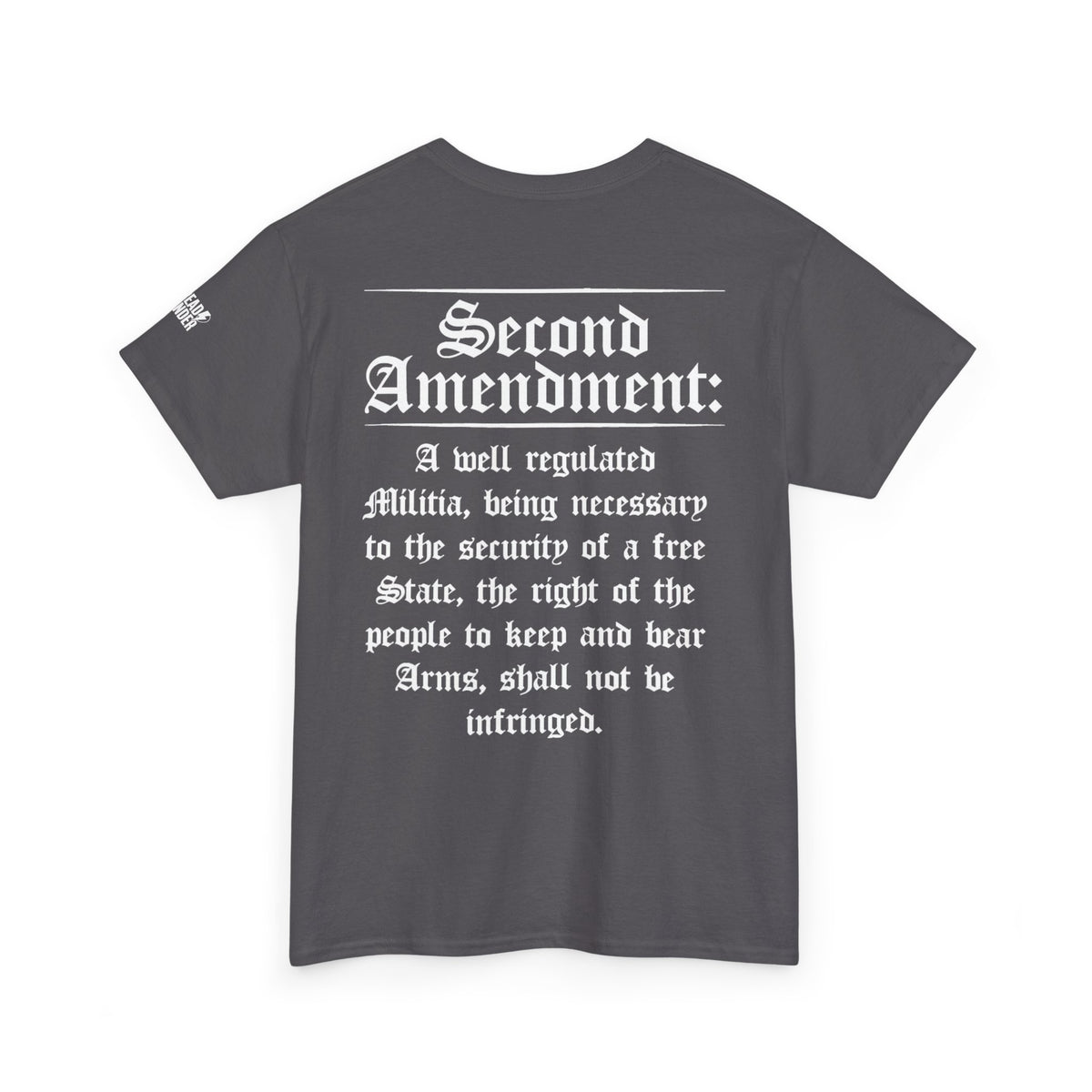 Second Amendment T-Shirt — Constitution Quote Flag Tee
