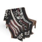 Freedom Over Fear Woven Blanket — "We The People" 2A Flag Throw