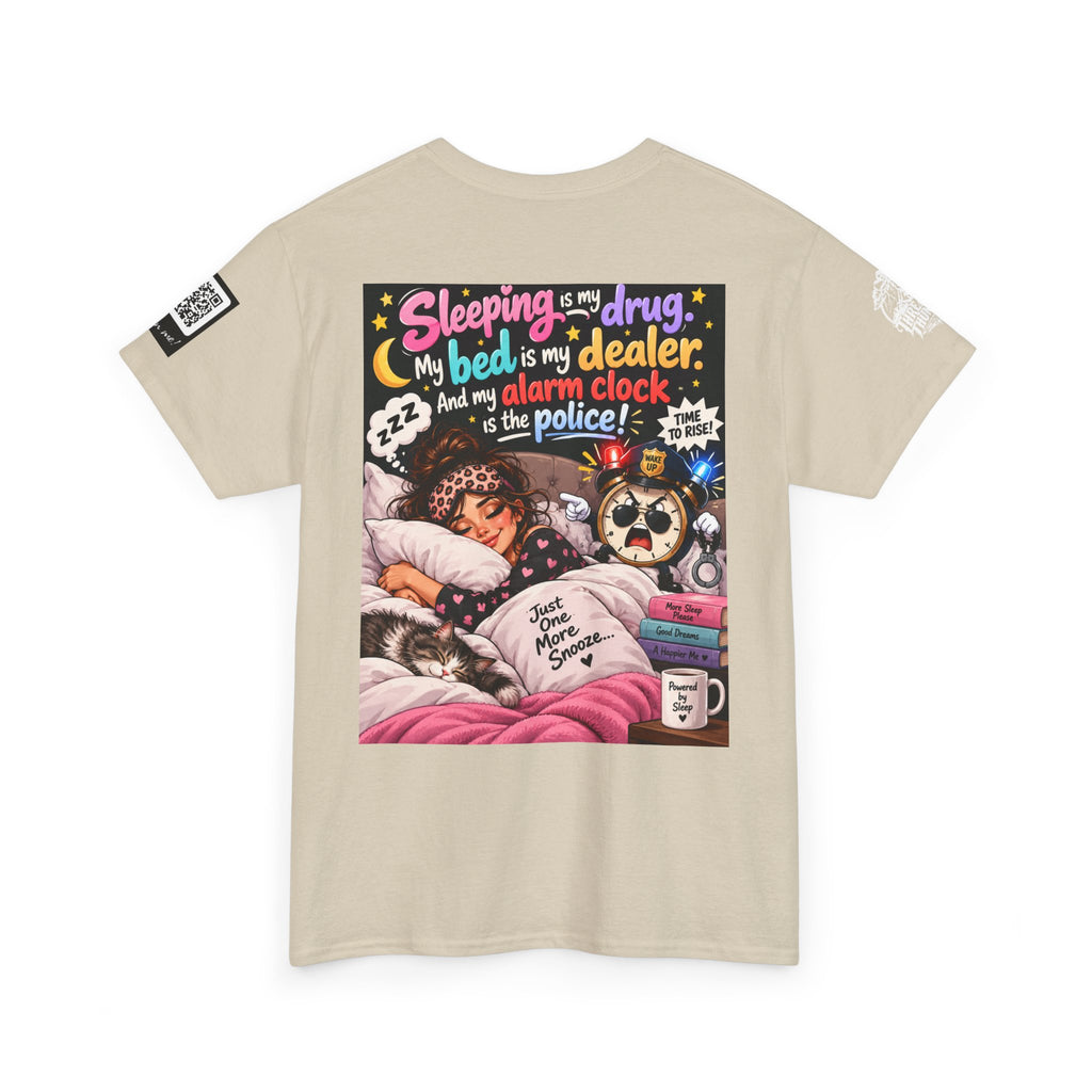 Sleeping Is My Drug — Powered by Sleep Back Graphic Tee