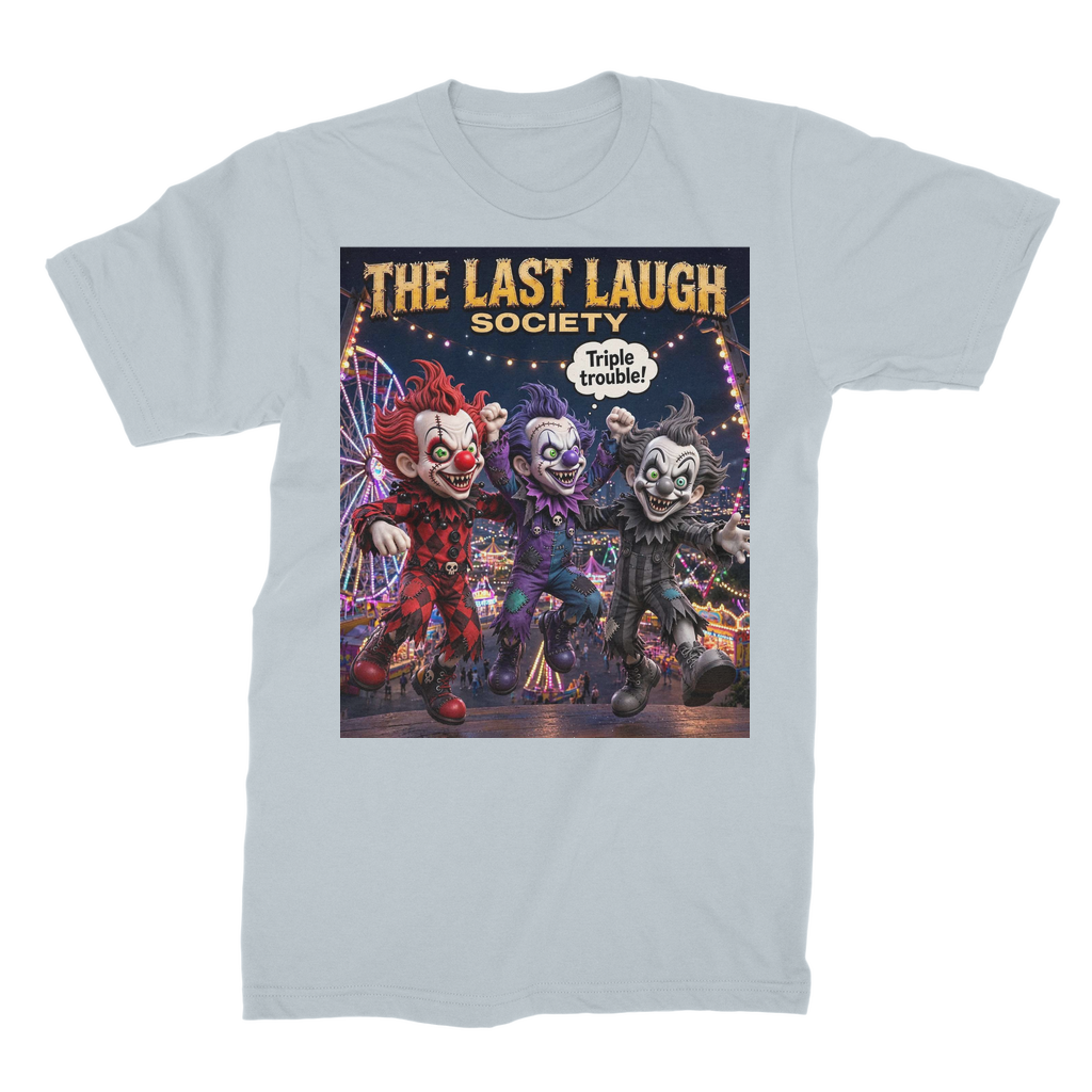 The Last Laugh Society Premium Jersey Adult T-Shirt